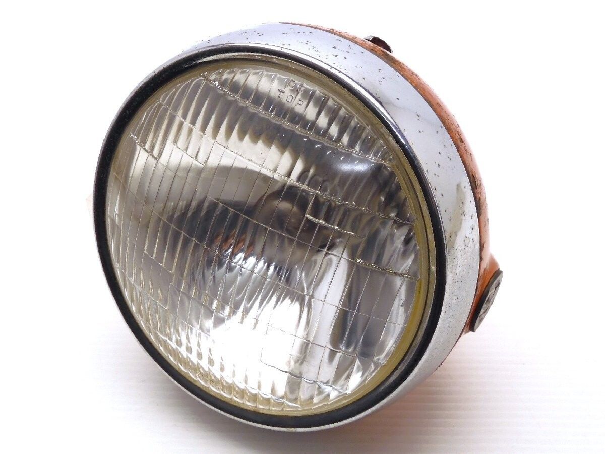 60 [Rating A] Yamaha RX350 R5 Vintage working genuine headlight KOITO Koito lens case cover with lighting video Orange SAEM68 YHA-11C