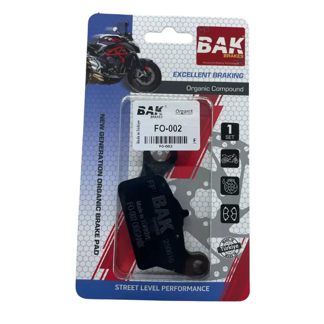 BAK BRAKES FO-002 Organik Fren Balata Seti (ÖN SAĞ)
