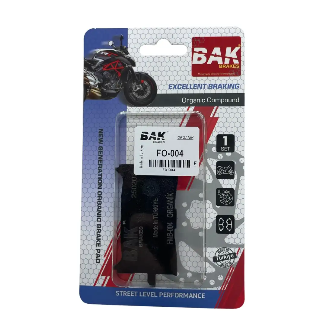 BAK BRAKES FO-004 Organik Fren Balata Seti (ÖN)
