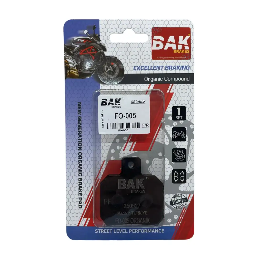 BAK BRAKES FO-005 Organik Fren Balata Seti (ÖN ARKA)