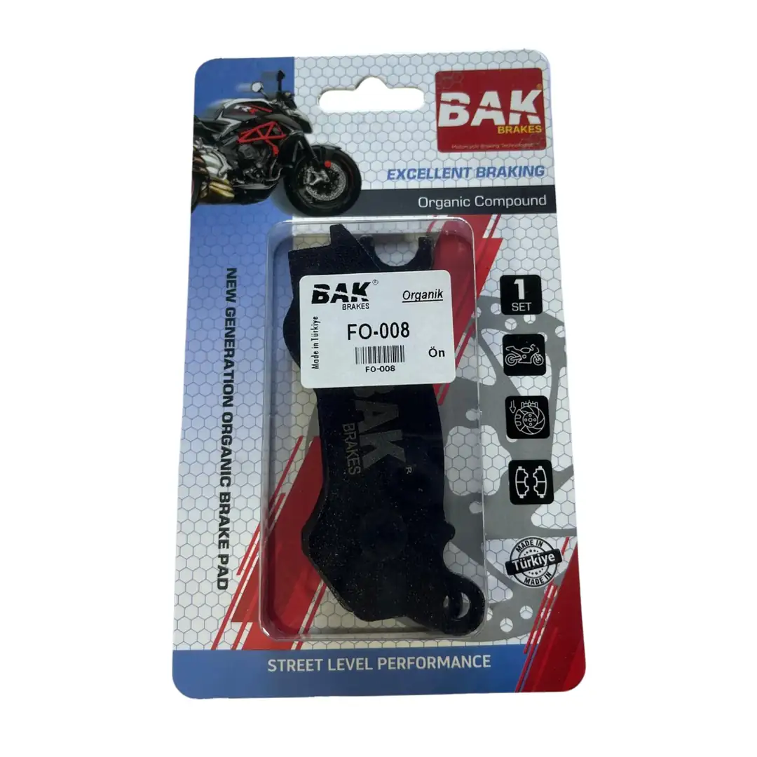 BAK BRAKES FO-008 Organik Fren Balata Seti BAK BRAKES FO-008 Organik Fren Balata Seti
