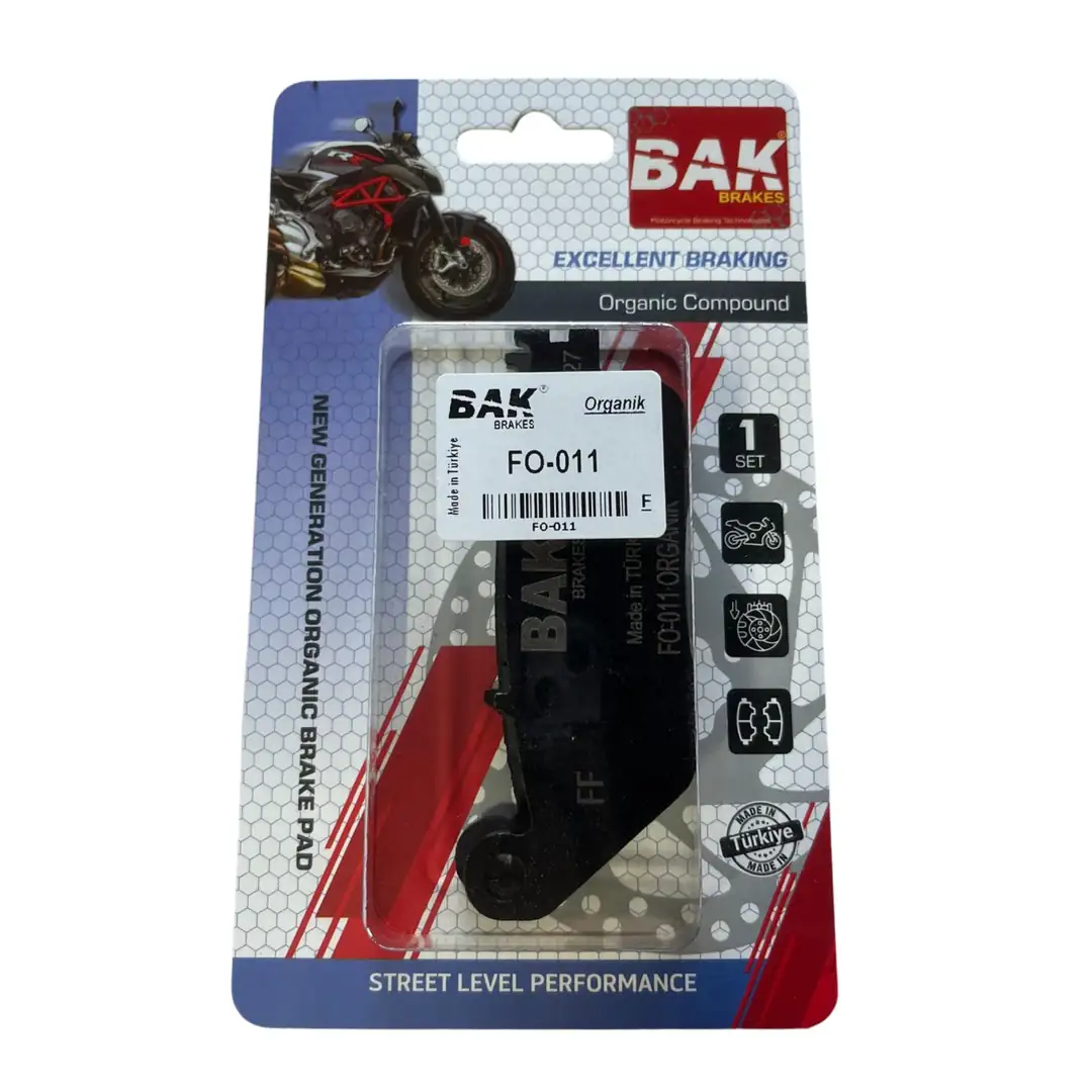 BAK BRAKES FO-011 Organik Fren Balata Seti (ÖN)
