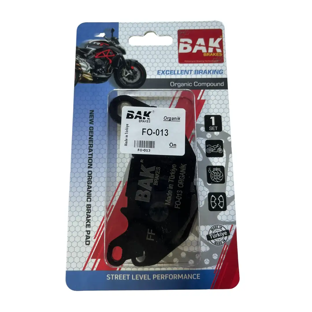 BAK BRAKES FO-013 Organik Fren Balata Seti (ÖN)