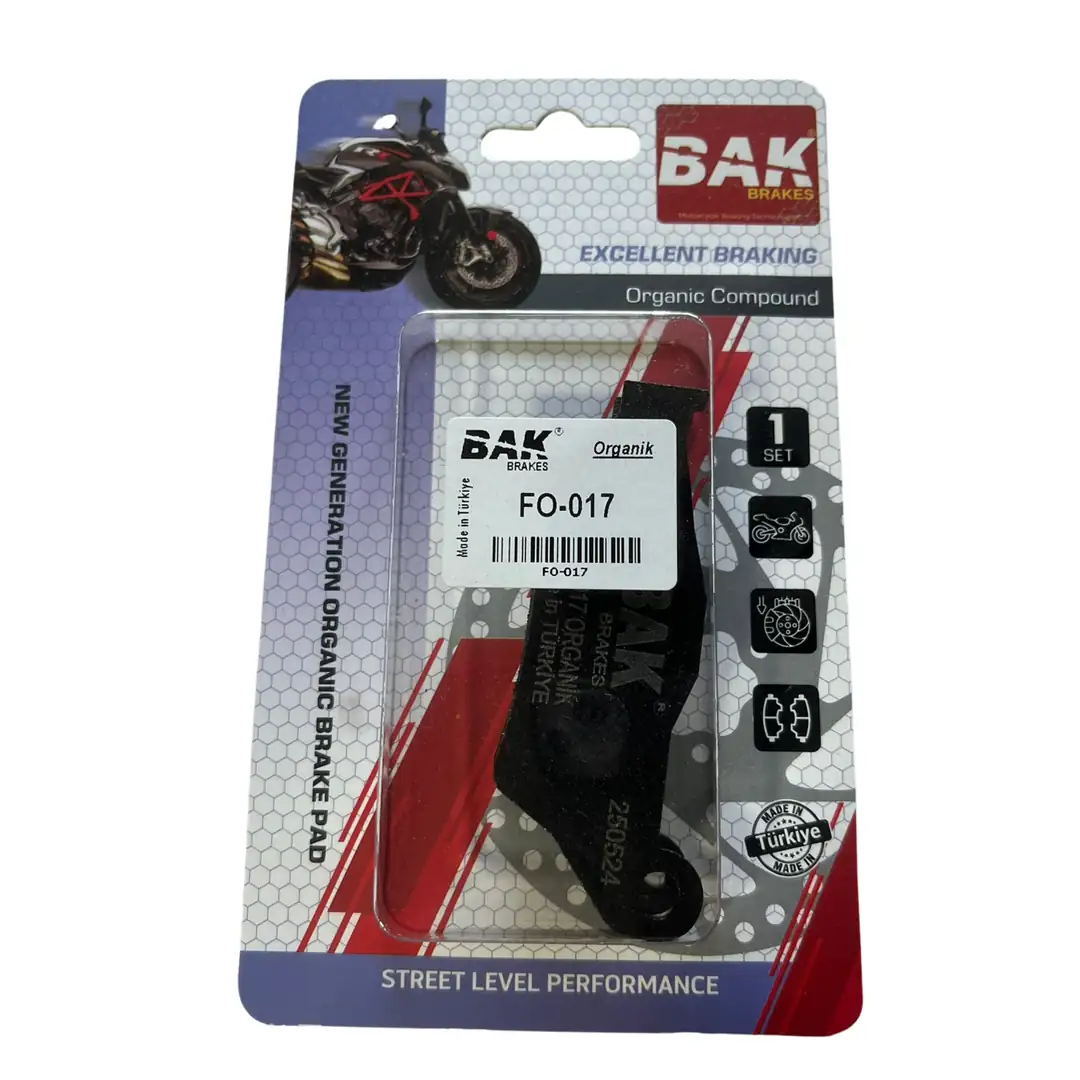 BAK BRAKES FO-017 Organik Fren Balata Seti(ÖN)