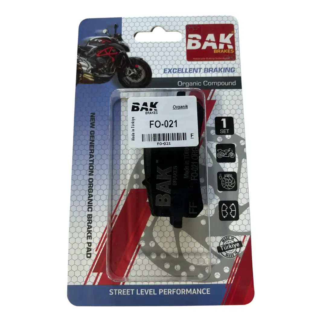 BAK BRAKES FO-021 Organik Fren Balata Seti (ÖN)