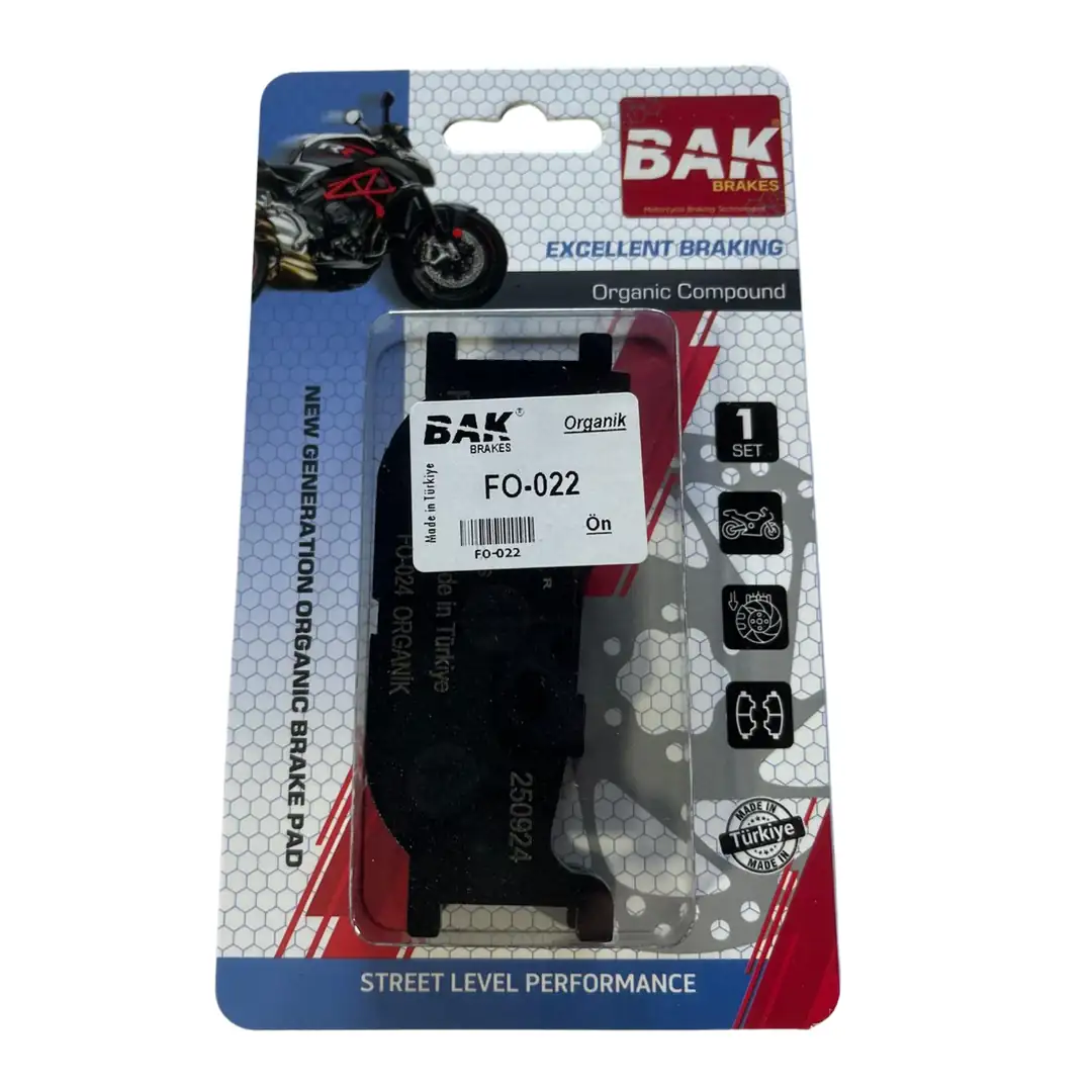 BAK BRAKES FO-022 Organik Fren Balata Seti (ÖN)