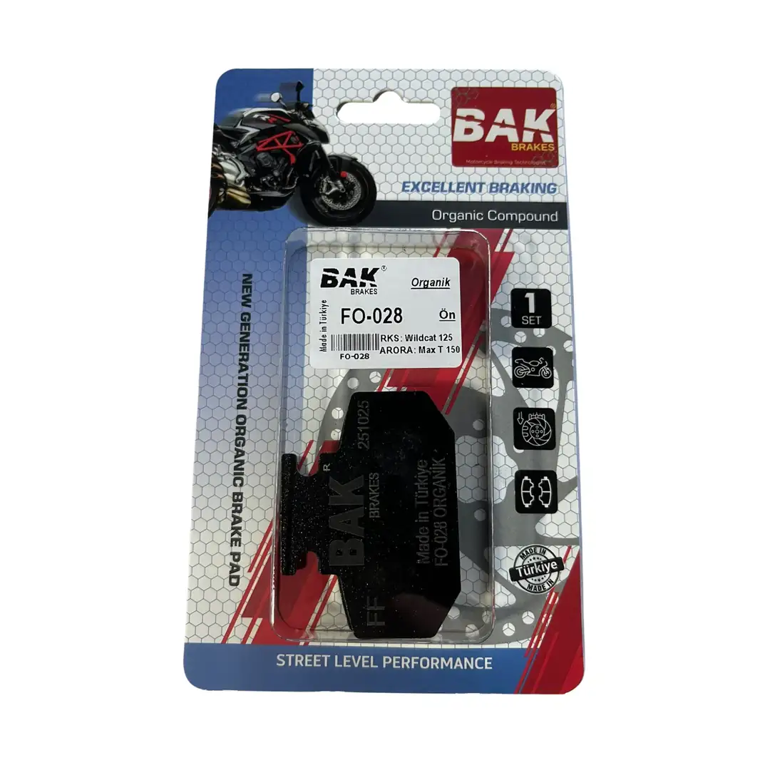 BAK BRAKES FO-028 Organik Fren Balata Seti (ÖN)
