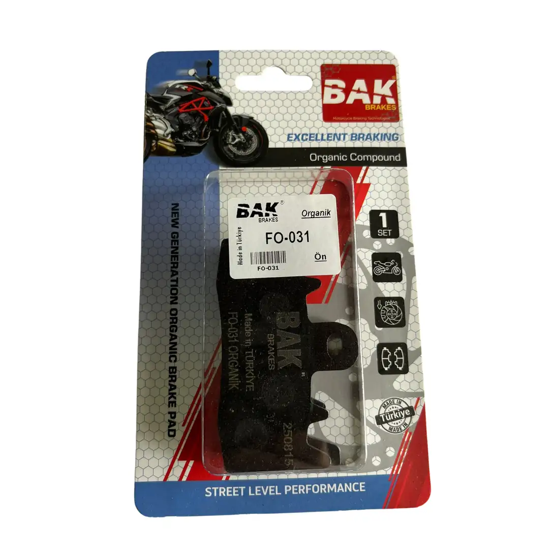 BAK BRAKES FO-031 Organik Fren Balata Seti (ÖN)