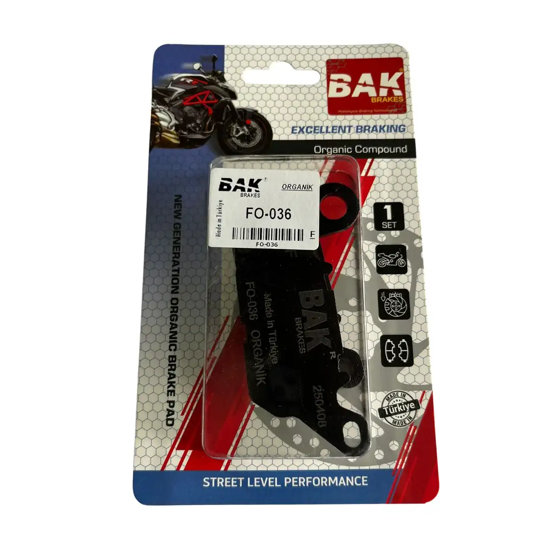 BAK BRAKES FO-036 Organik Fren Balata Seti (ÖN)