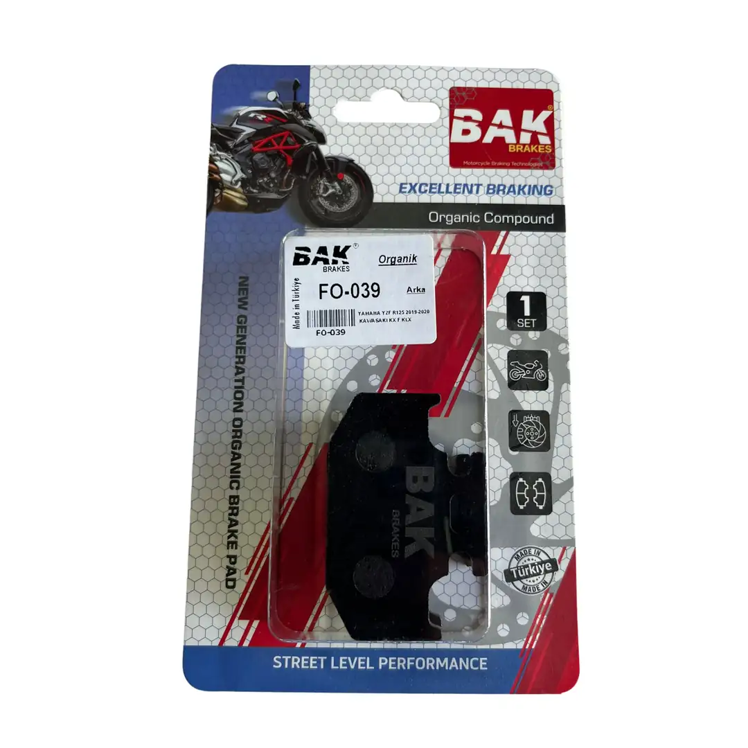 BAK BRAKES FO-039 Organik Fren Balata Seti (ARKA)