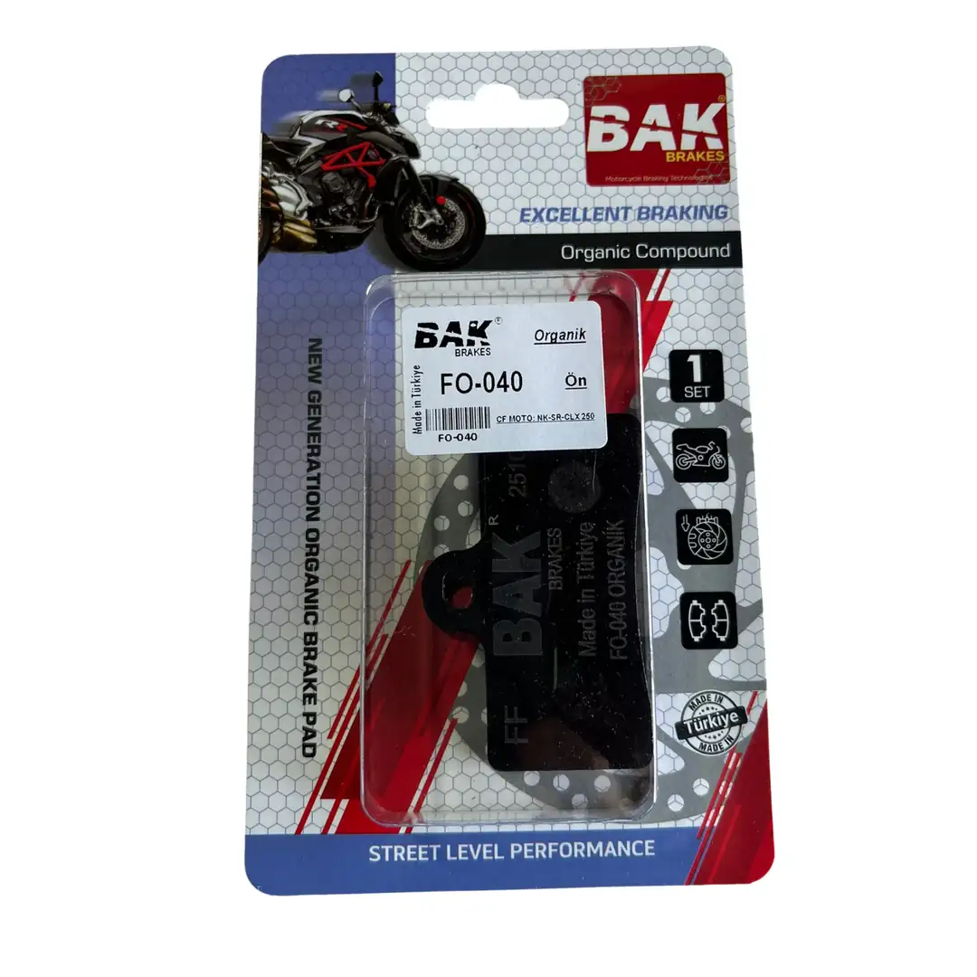BAK BRAKES FO-040 Organik Fren Balata Seti (ÖN)