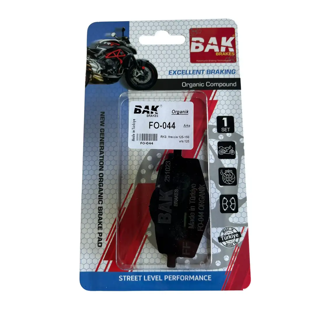 BAK BRAKES FO-044 Organik Fren Balata Seti (ARKA)