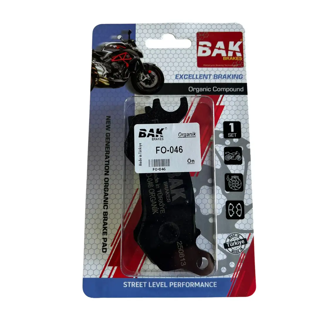 BAK BRAKES FO-046 Organik Fren Balata Seti (ÖN)