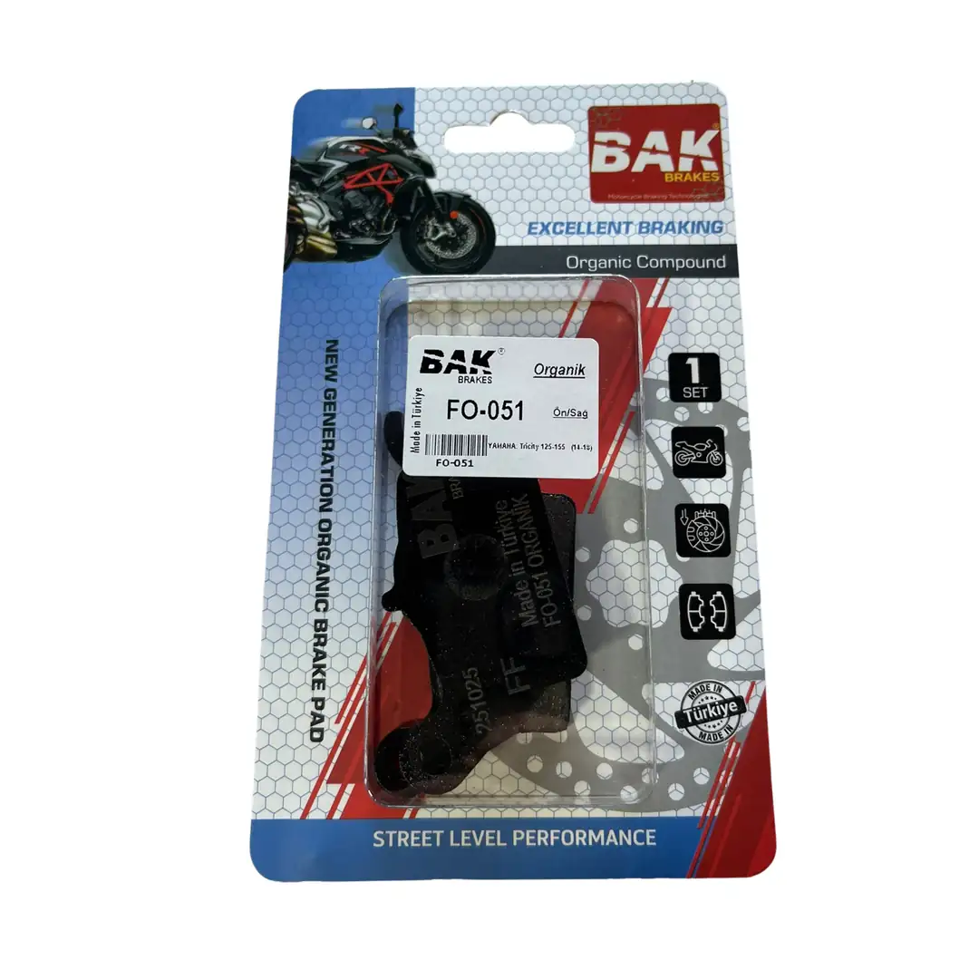 BAK BRAKES FO-051 Organik Fren Balata Seti (ÖN)