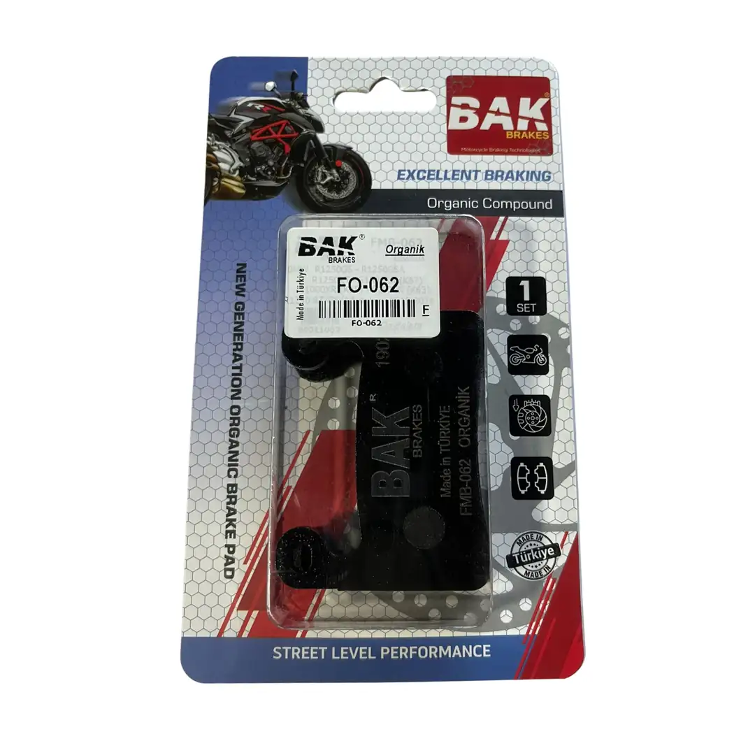 BAK BRAKES FO-062 Organik Fren Balata Seti (ÖN)