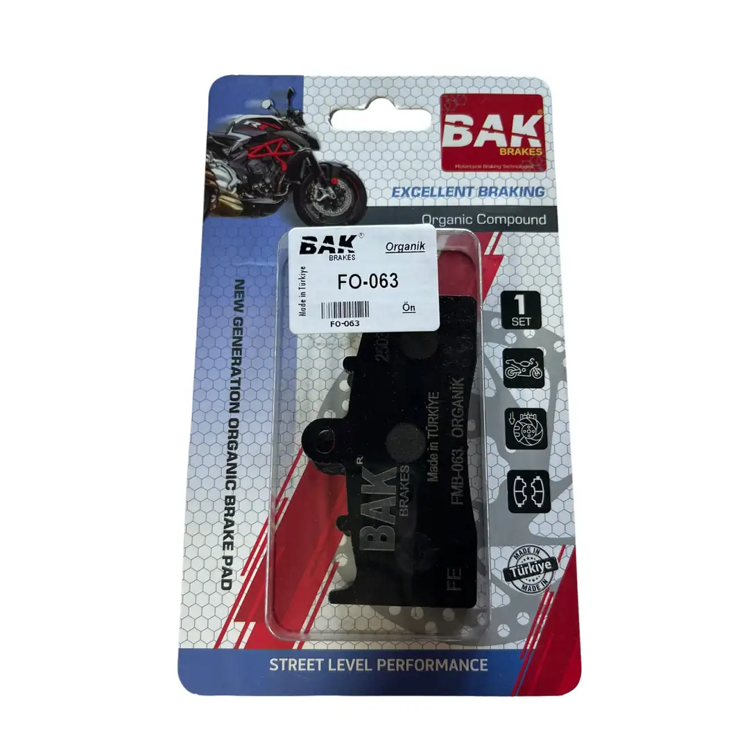 BAK BRAKES FO-063 Organik Fren Balata Seti (ARKA)