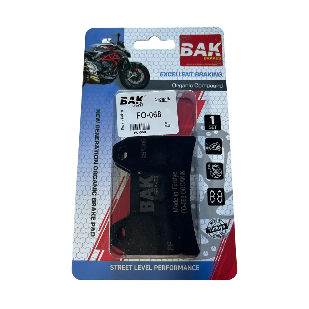 BAK BRAKES FO-068 Organik Fren Balata Seti (ÖN)