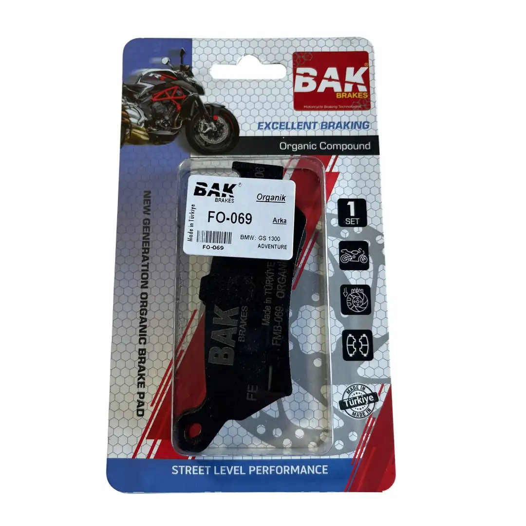 BAK BRAKES FO-069 Organik Fren Balata Seti (ARKA) BAK BRAKES FO-069 Organik Fren Balata Seti (ARKA)