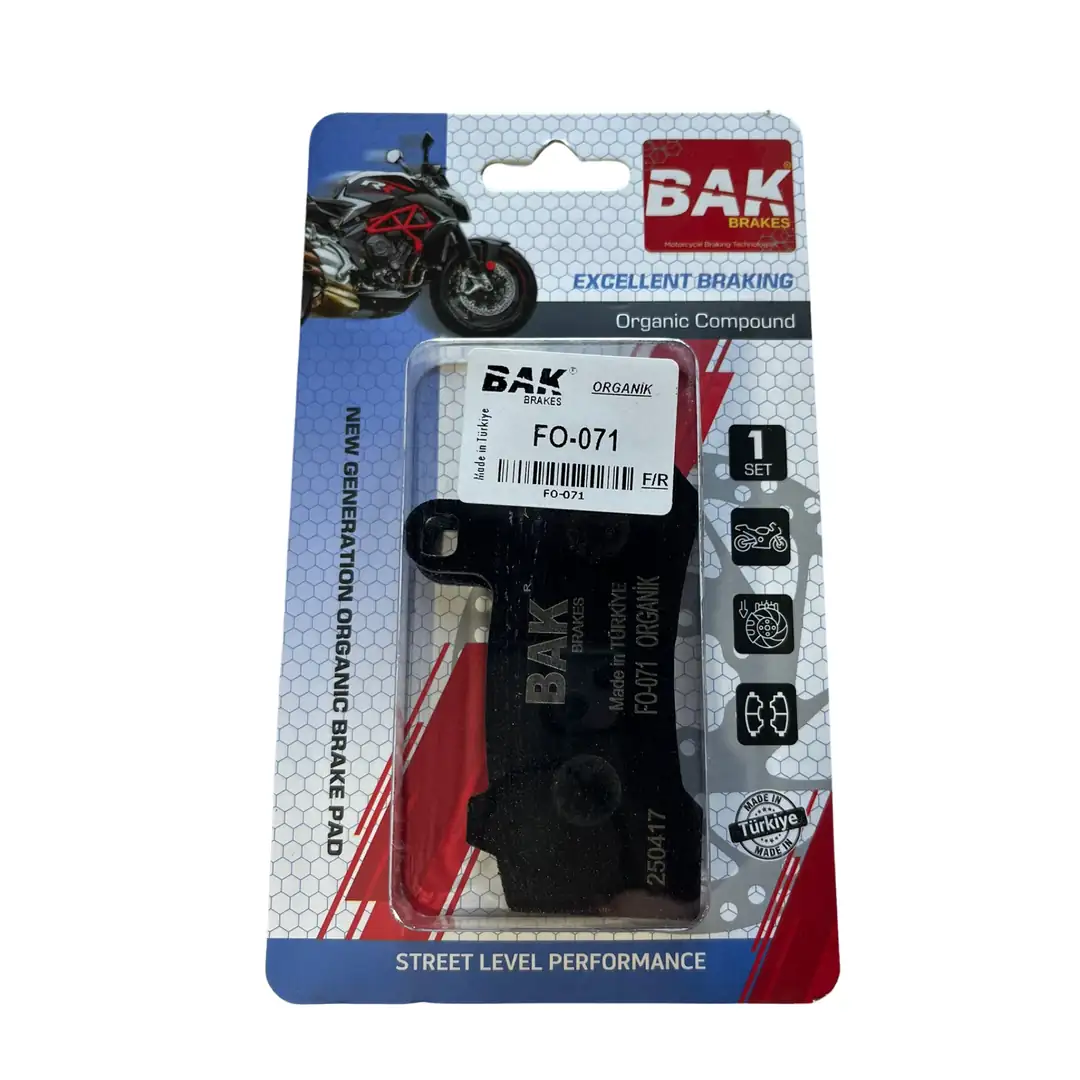 BAK BRAKES FO-071 Organik Fren Balata Seti (ÖN ARKA) BAK BRAKES FO-071 Organik Fren Balata Seti (ÖN ARKA)