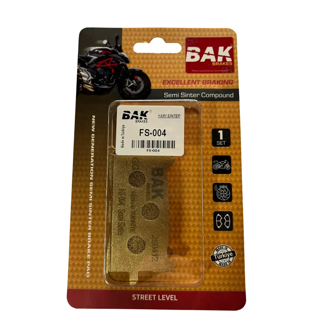 BAK BRAKES FS-004 Yarı Sinter Fren Balata Seti (ÖN)