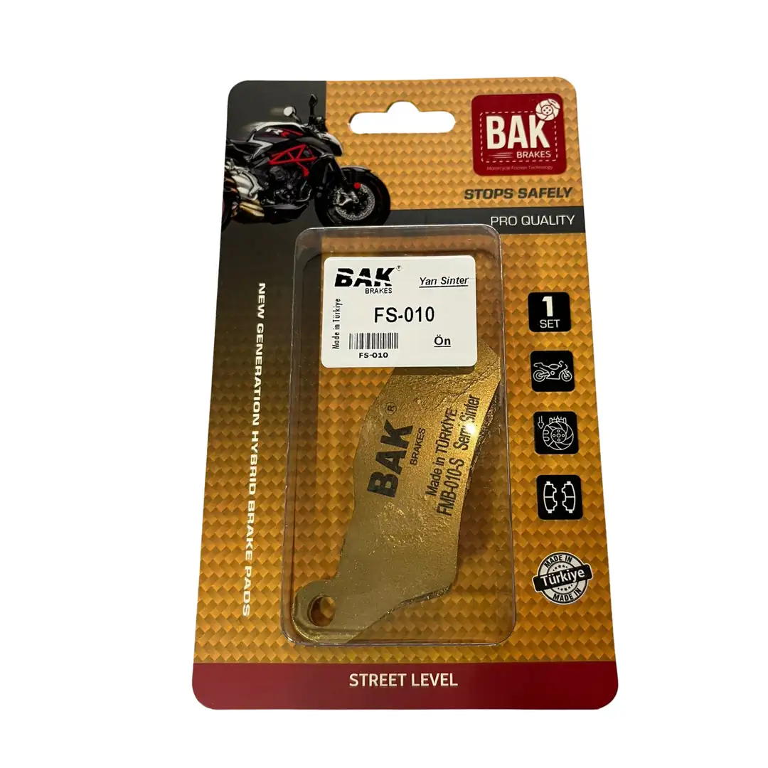 BAK BRAKES FS-010 Yarı Sinter Fren Balata Seti (ÖN)