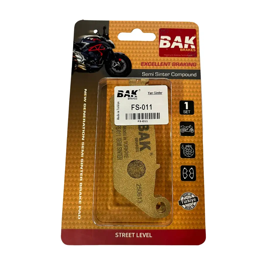 BAK BRAKES FS-011 Yarı Sinter Fren Balata Seti (ÖN)