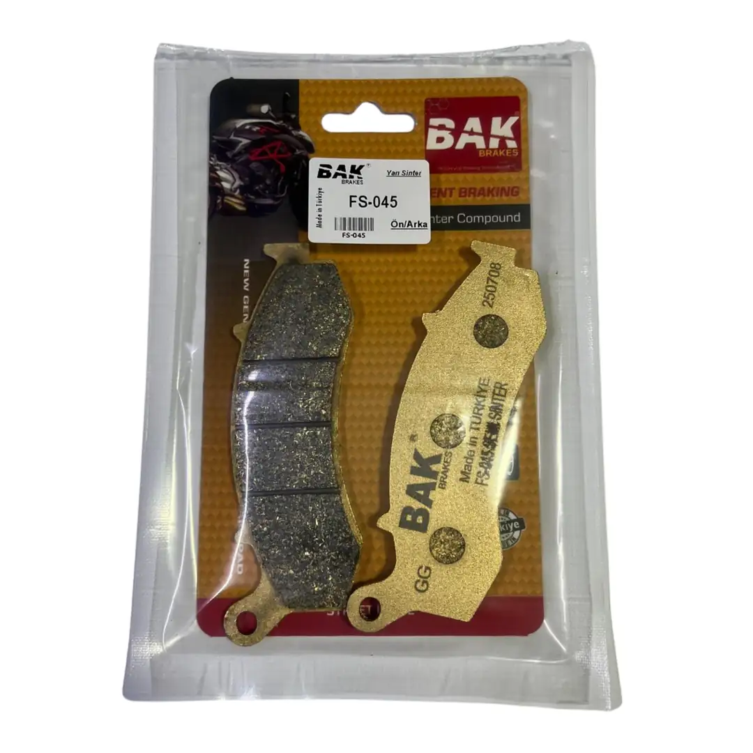 BAK BRAKES FS-045 Yarı Sinter Fren Balata Seti (ÖN)