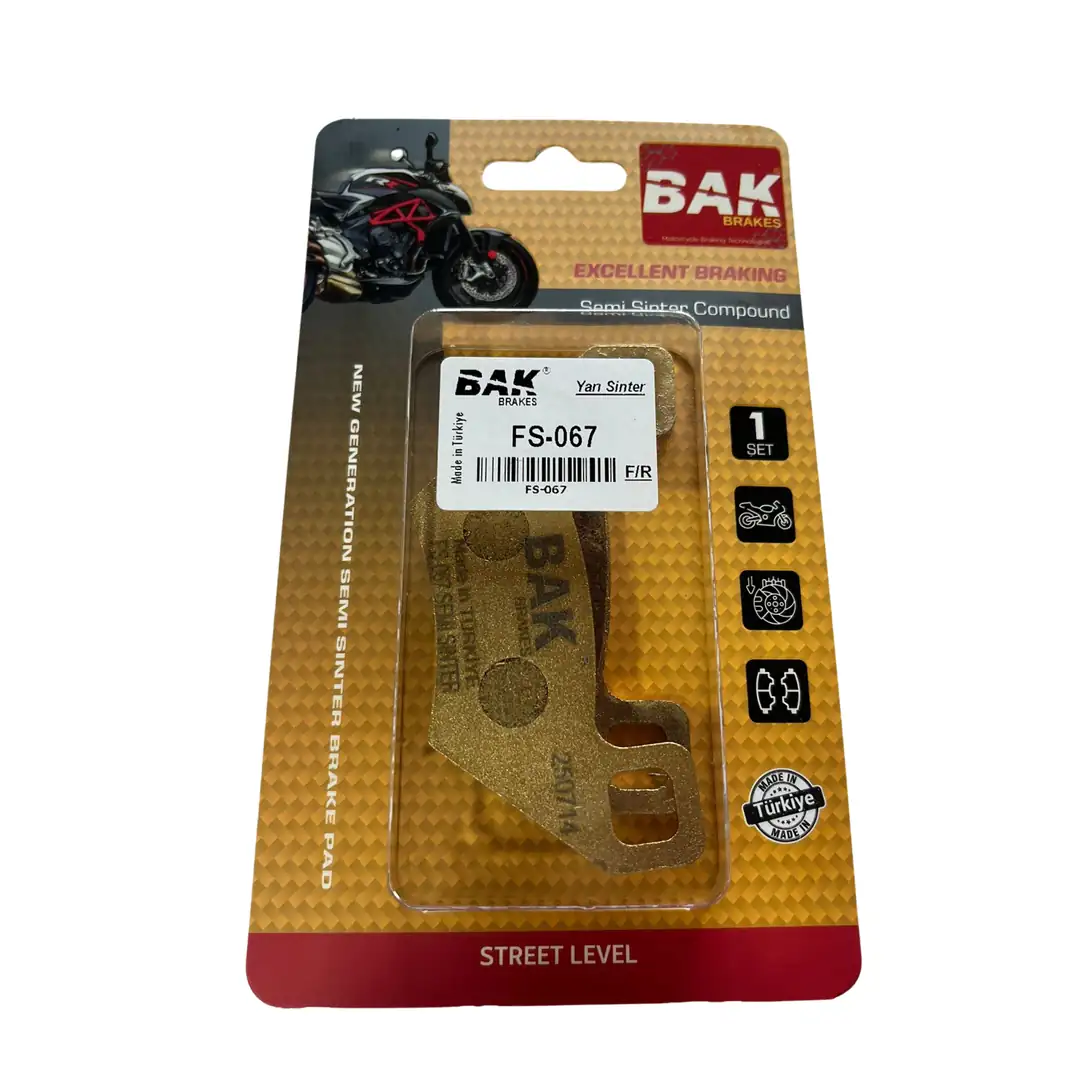 BAK BRAKES FS-067 Yarı Sinter Fren Balata Seti (ÖN ARKA)