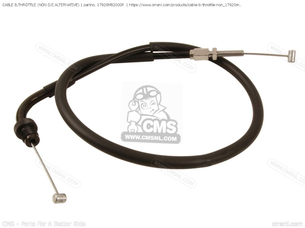 CABLE B，THROTTLE (NON O.E. ALTERNATIVE)[17920MB2000P]