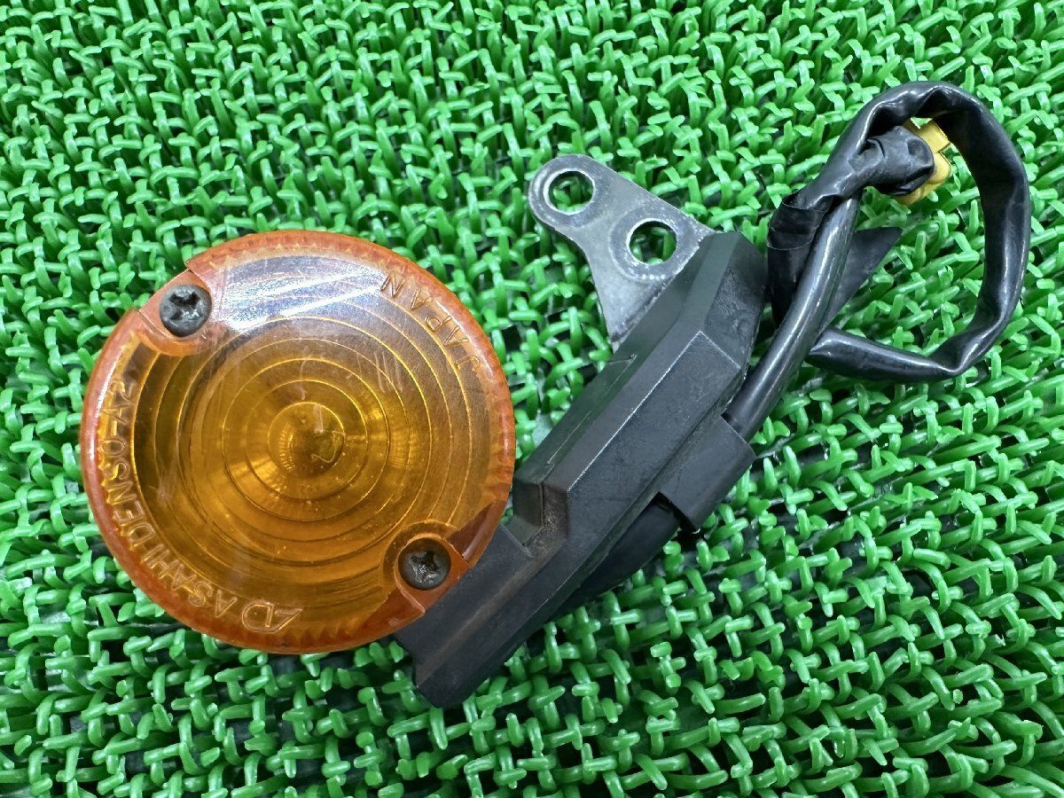KDX220SR KDX250SR Front blinker right ASAHIDENSO-A2 Kawasaki Genuine used motorcycle parts DX220B DX250F With stay KDX200SR Restoration material