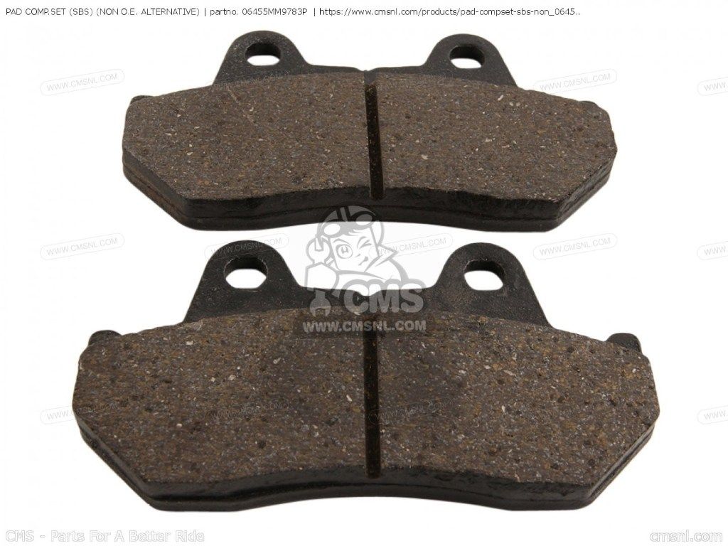 PAD COMP.SET (SBS) (NAS) (NON O.E. ALTERNATIVE)[06455MM9783P]