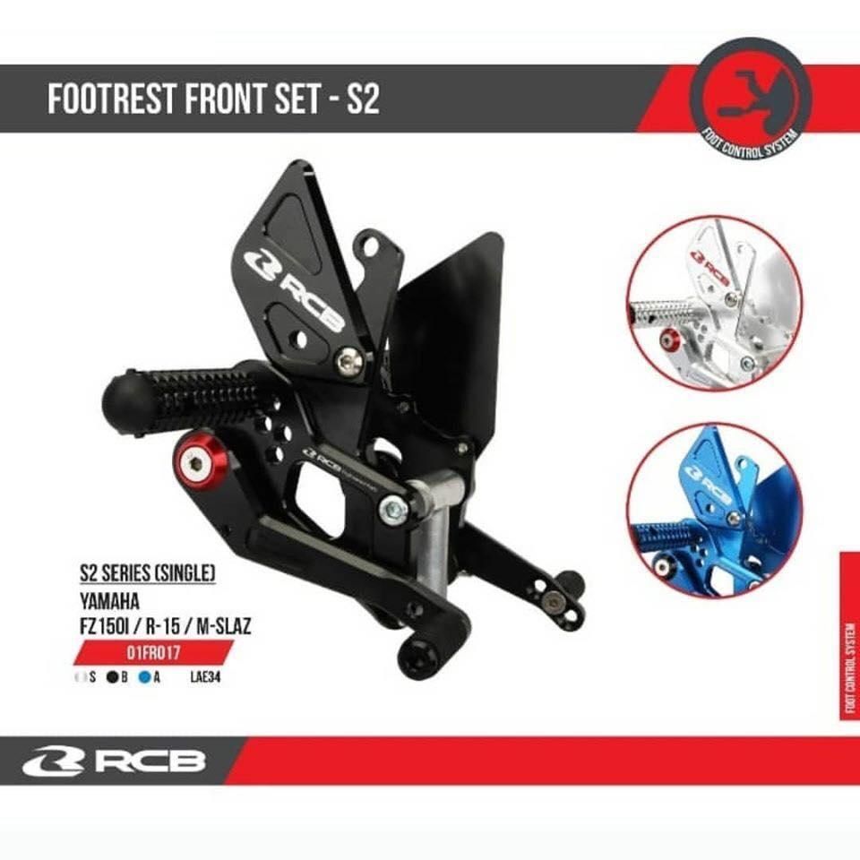 RCB AYAK DAYAMA TEKLİ SET S2 FZ150 R-15 M-SLAZ