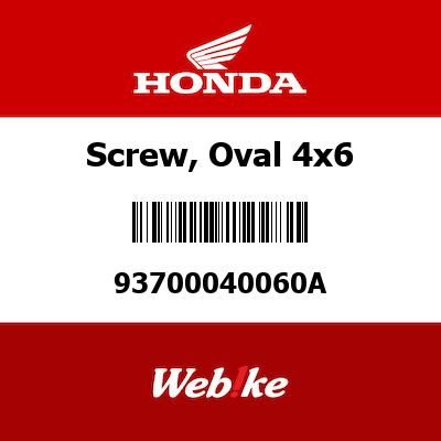 HONDA OEM Motorcycle parts Vida, Oval 4X6 [93700040060A]